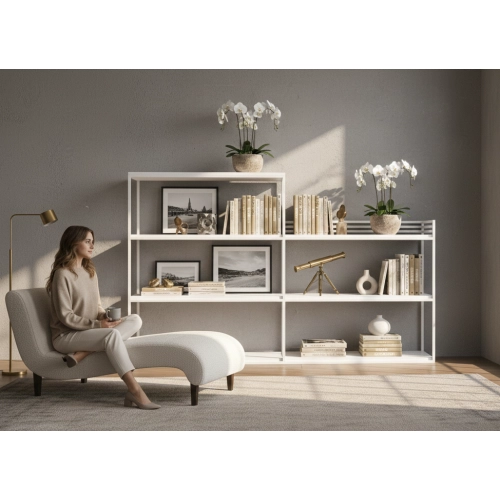 KONSOLA - REGAŁ BIAŁA  SKD-362